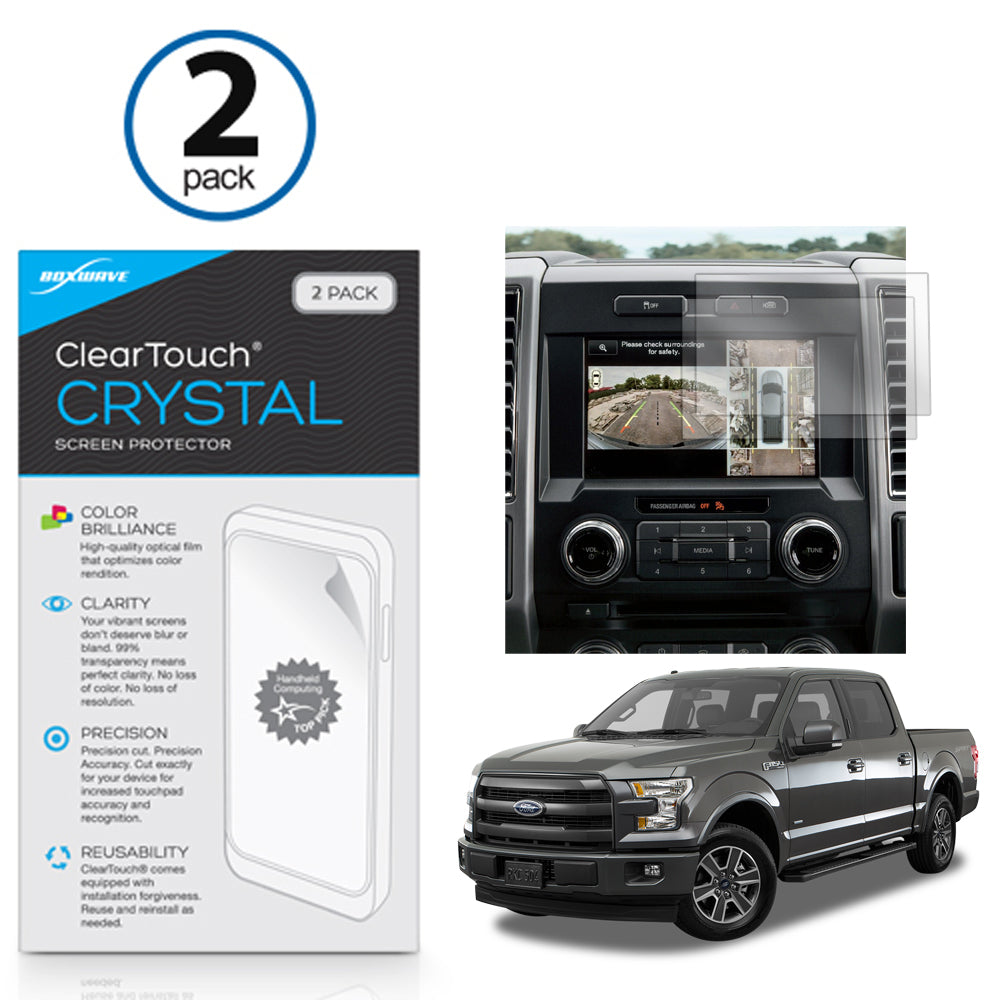 ClearTouch Crystal (2-Pack) - Ford 2017 F-150 (8 in) Screen Protector