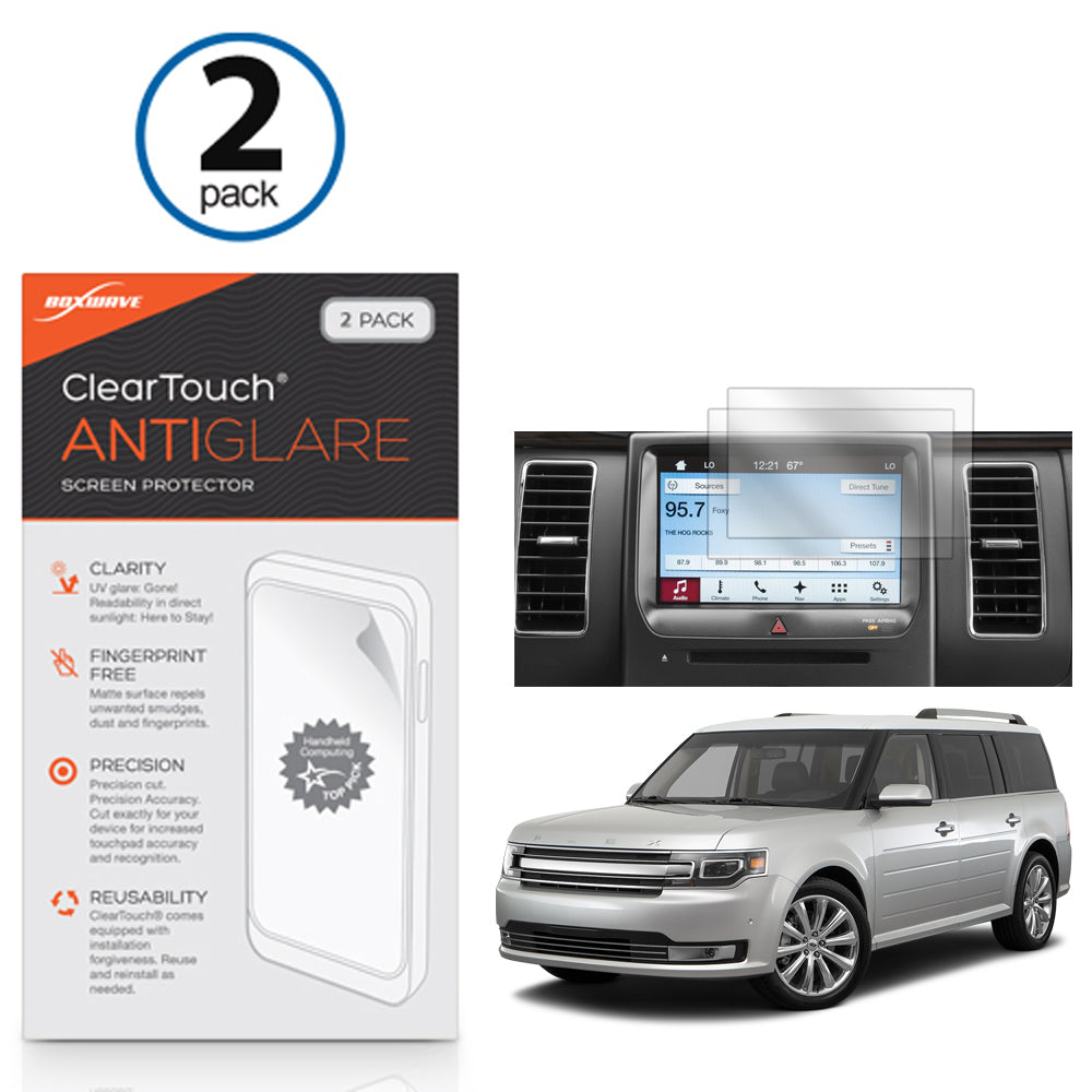 ClearTouch Anti-Glare (2-Pack) - Ford 2017 Ford Flex (8 in) Screen Protector