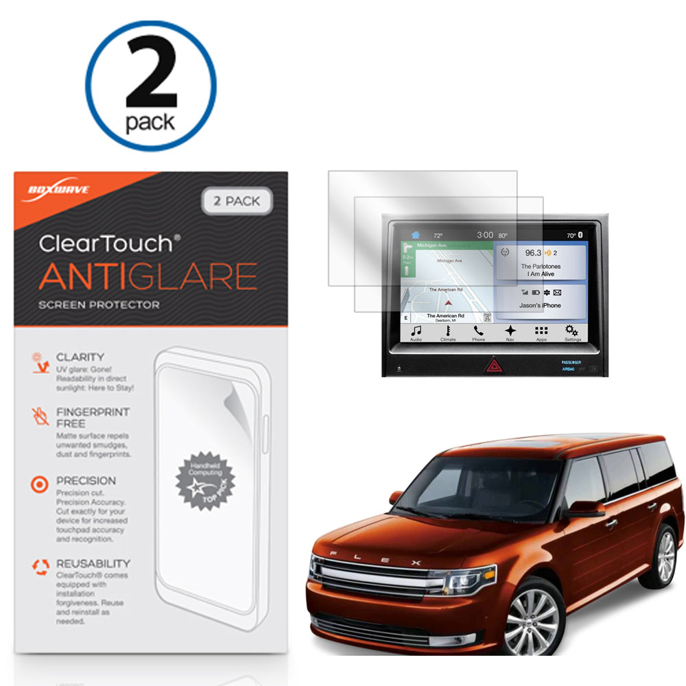 ClearTouch Anti-Glare (2-Pack) - Ford 2017 Ford Flex (8 in) Screen Protector