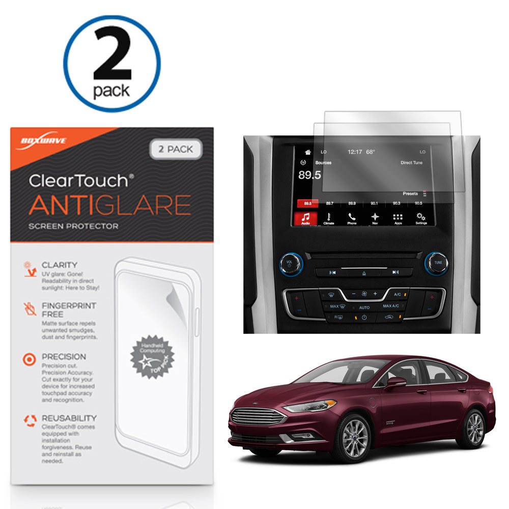 ClearTouch Anti-Glare (2-Pack) - Ford 2017 Fusion (8 in) Screen Protector