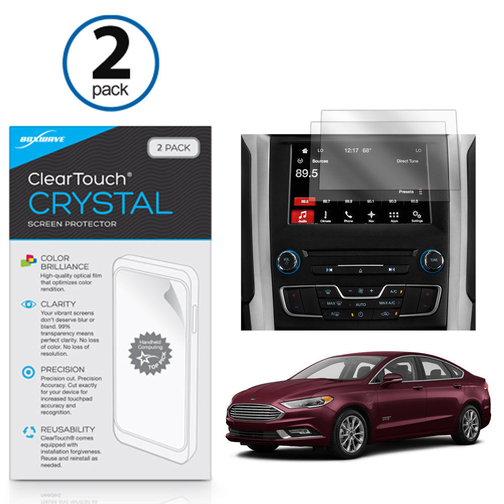 ClearTouch Crystal (2-Pack) - Ford 2017 Fusion (8 in) Screen Protector