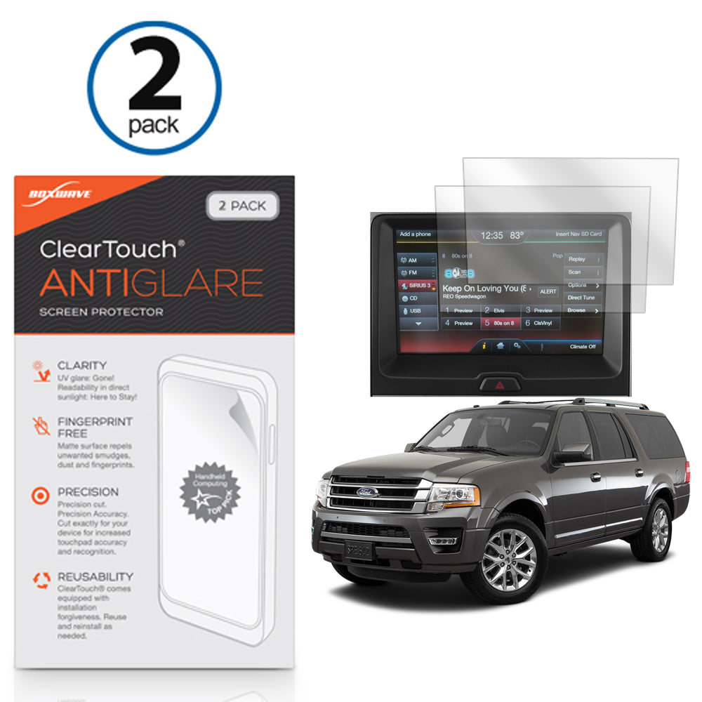 ClearTouch Anti-Glare (2-Pack) - Ford 2017 Expedition (8 in) Screen Protector
