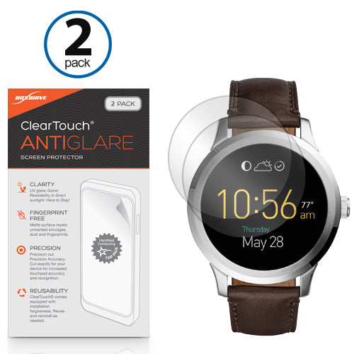 ClearTouch Anti-Glare (2-Pack) - Fossil Q Founder Gen 2 (2016) Screen Protector
