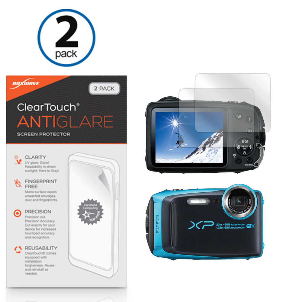 ClearTouch Anti-Glare (2-Pack) - FujiFilm FinePix XP120 Screen Protector