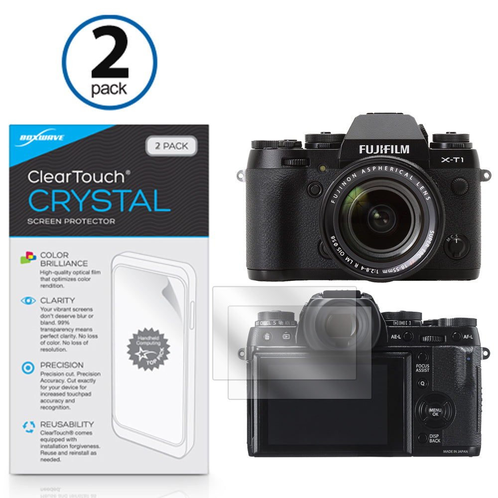 ClearTouch Crystal (2-Pack) - FujiFilm X-T1 Screen Protector