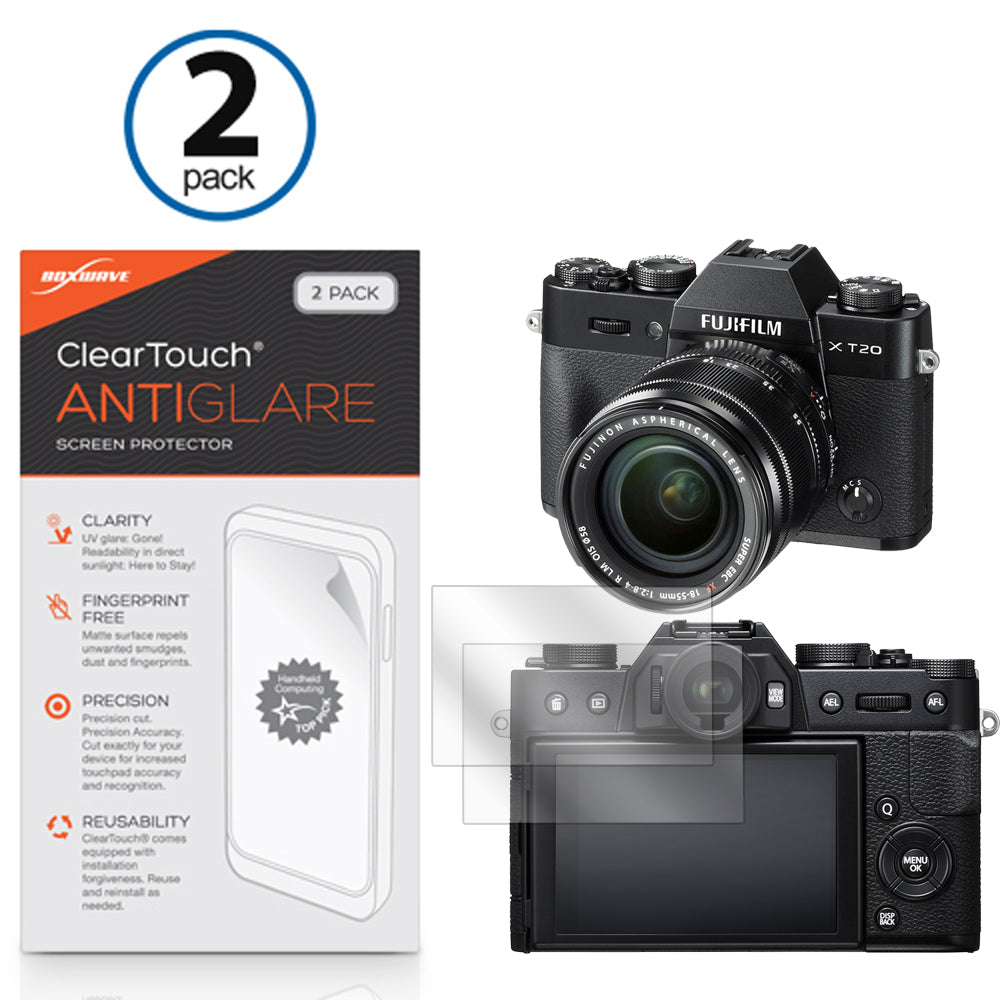 ClearTouch Anti-Glare (2-Pack) - FujiFilm X-T20 Screen Protector