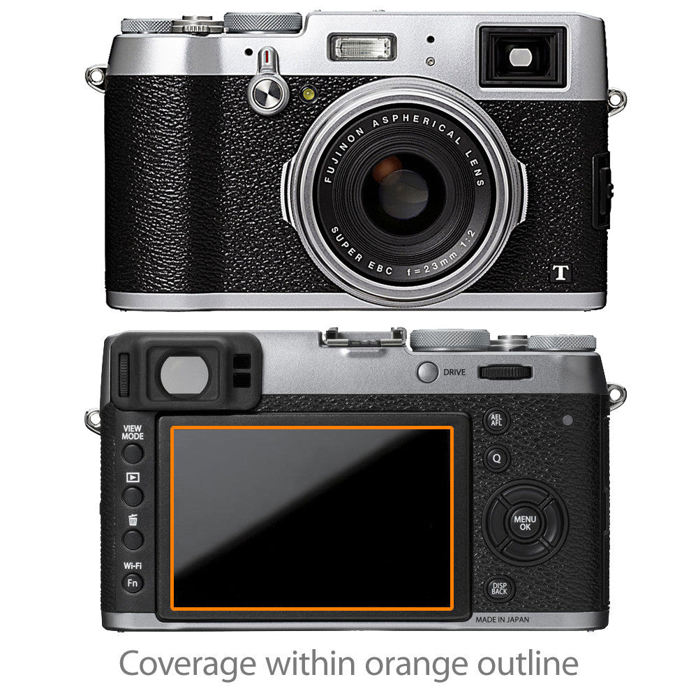 ClearTouch Crystal (2-Pack) - FujiFilm x100T Screen Protector