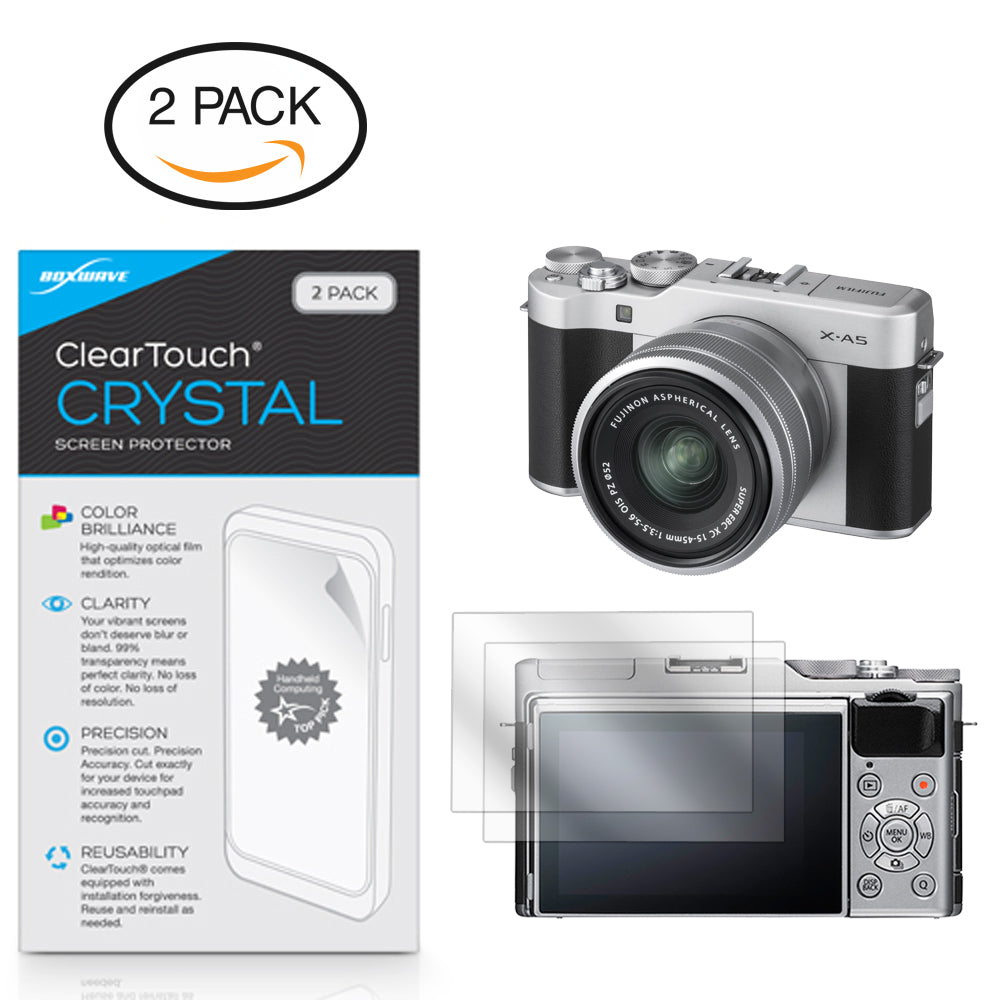 ClearTouch Crystal (2-Pack) - FujiFilm X-A5 Screen Protector