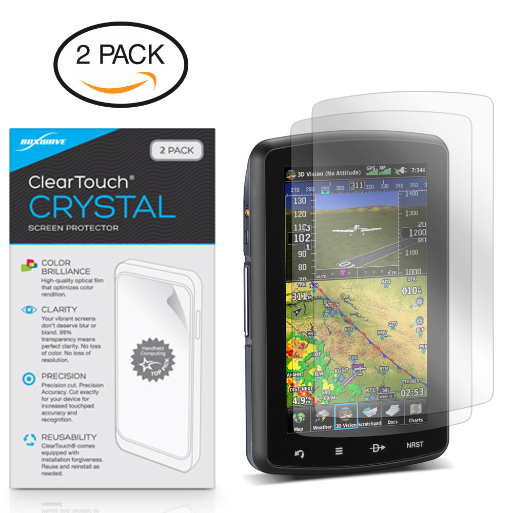 ClearTouch Crystal (2-Pack) - Garmin Aera 795 Screen Protector