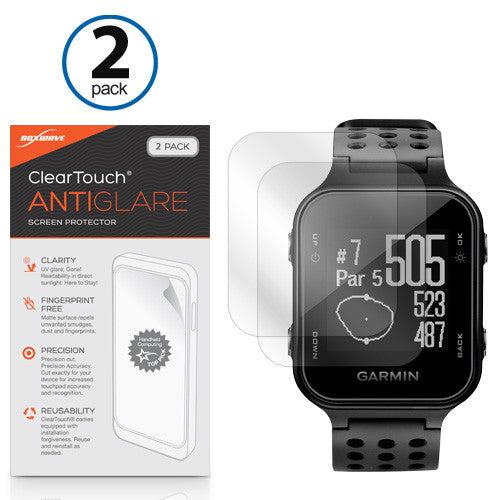 ClearTouch Anti-Glare (2-Pack) - Garmin Approach S20 Screen Protector