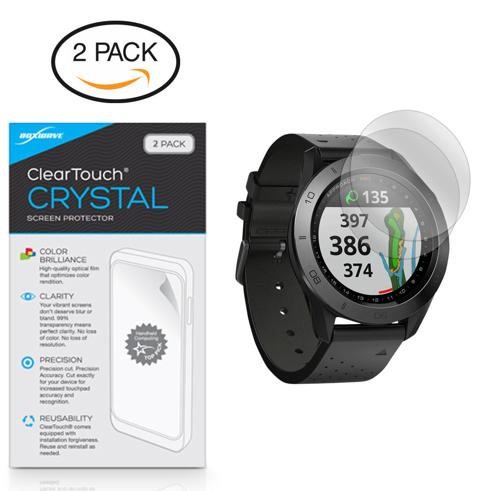 ClearTouch Crystal (2-Pack) - Garmin Approach S60 Screen Protector
