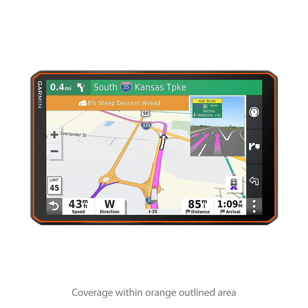 ClearTouch Crystal (2-Pack) - Garmin dezl OTR700 Screen Protector