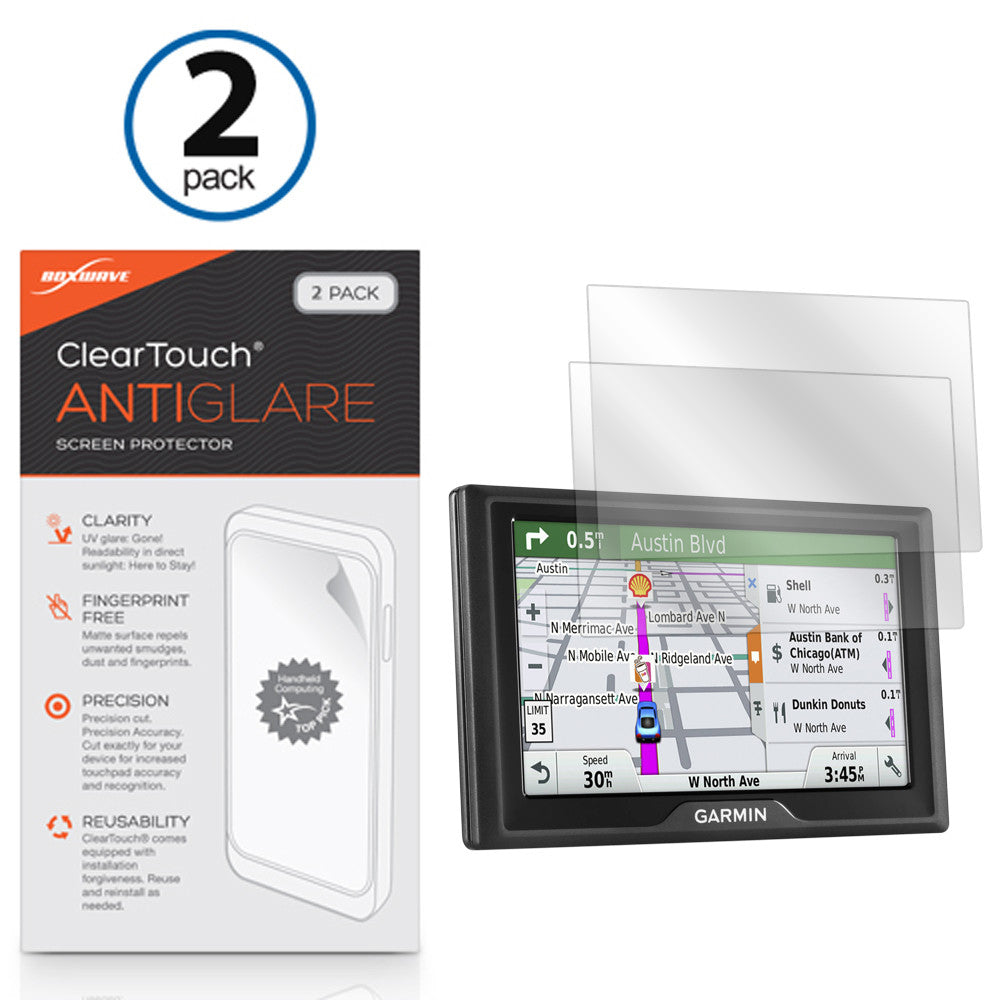 ClearTouch Anti-Glare (2-Pack) - Garmin Drive 50LMT Screen Protector