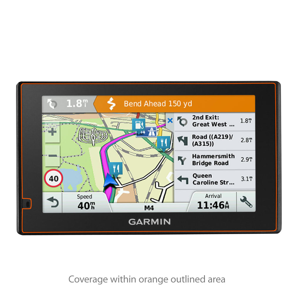 ClearTouch Crystal (2-Pack) - Garmin DriveAssist 50LMT Screen Protector