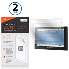 ClearTouch Anti-Glare (2-Pack) - Garmin DriveSmart 51 LMT-S Screen Protector