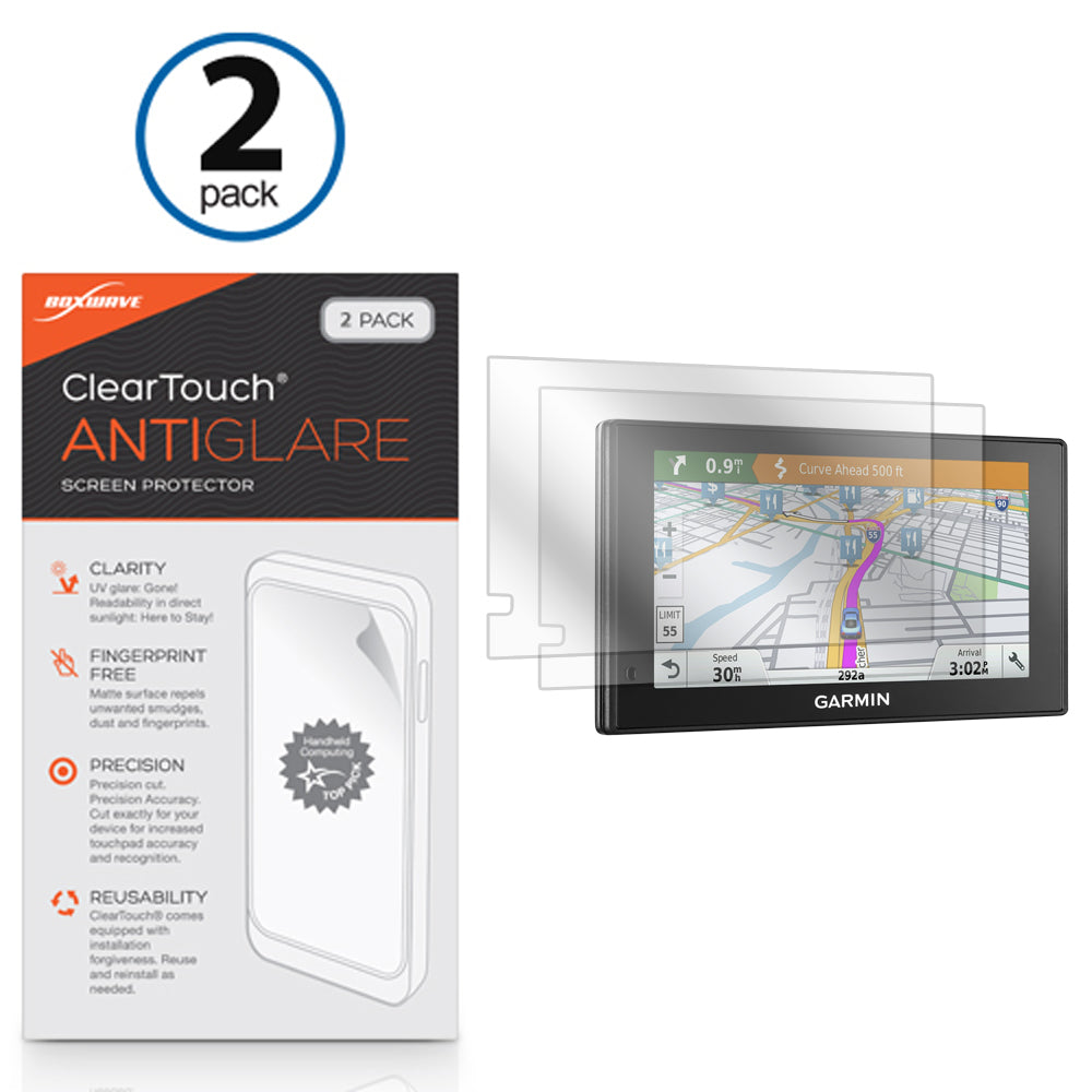 ClearTouch Anti-Glare (2-Pack) - Garmin DriveSmart 70LMT Screen Protector