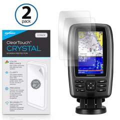 ClearTouch Crystal (2-Pack) - Garmin echoMAP 44dv Screen Protector