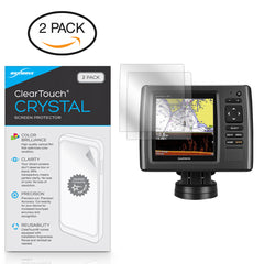 ClearTouch Crystal (2-Pack) - Garmin echoMAP 54dv Screen Protector