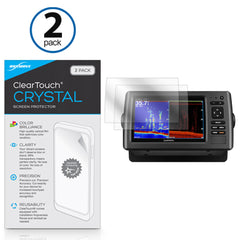 ClearTouch Crystal (2-Pack) - Garmin echoMAP 74dv Screen Protector
