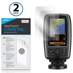 ClearTouch Crystal (2-Pack) - Garmin echoMAP CHIRP 42dv Screen Protector