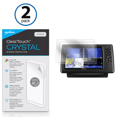 ClearTouch Crystal (2-Pack) - Garmin echoMAP CHIRP 93sv Screen Protector