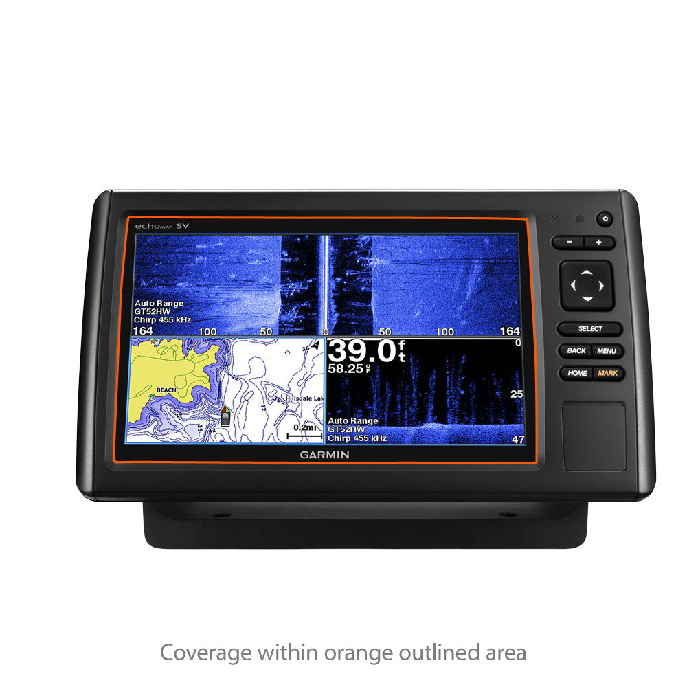ClearTouch Anti-Glare (2-Pack) - Garmin echoMAP CHIRP 93sv Screen Protector