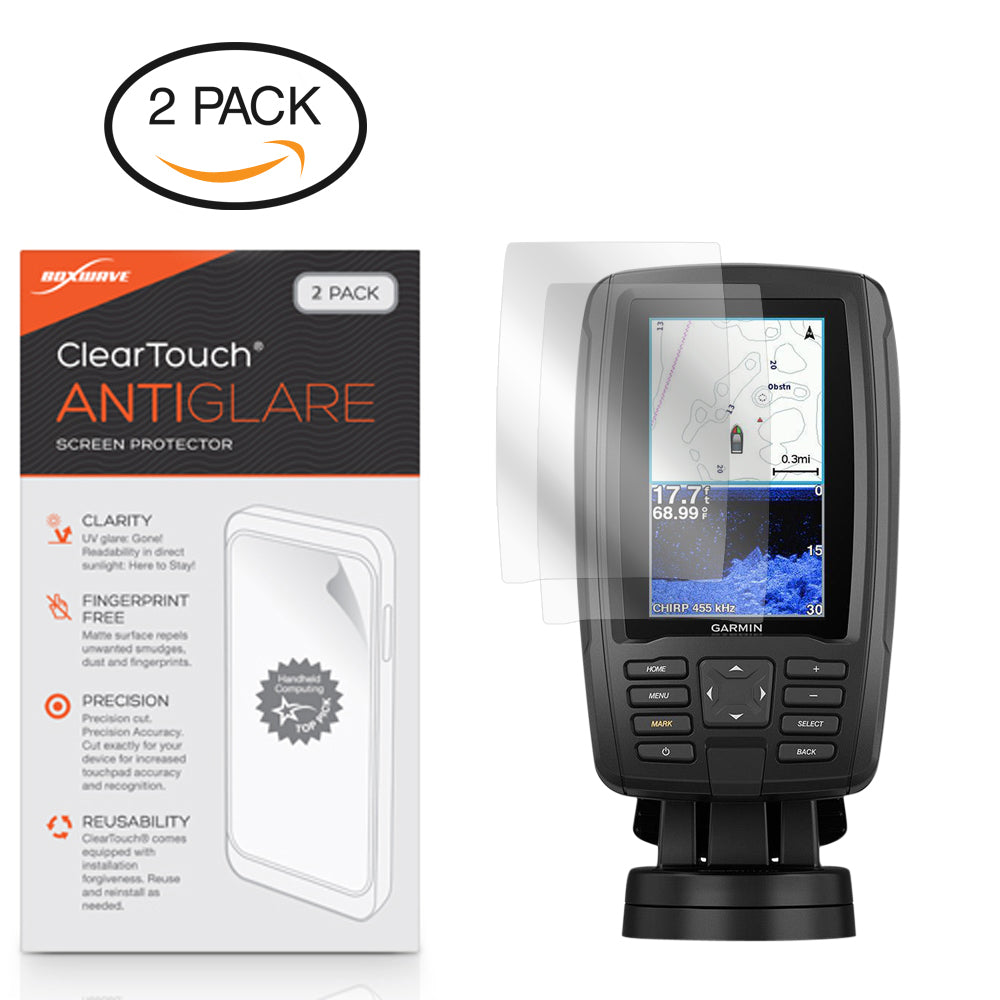 ClearTouch Anti-Glare (2-Pack) - Garmin echoMAP Plus 42cv Screen Protector