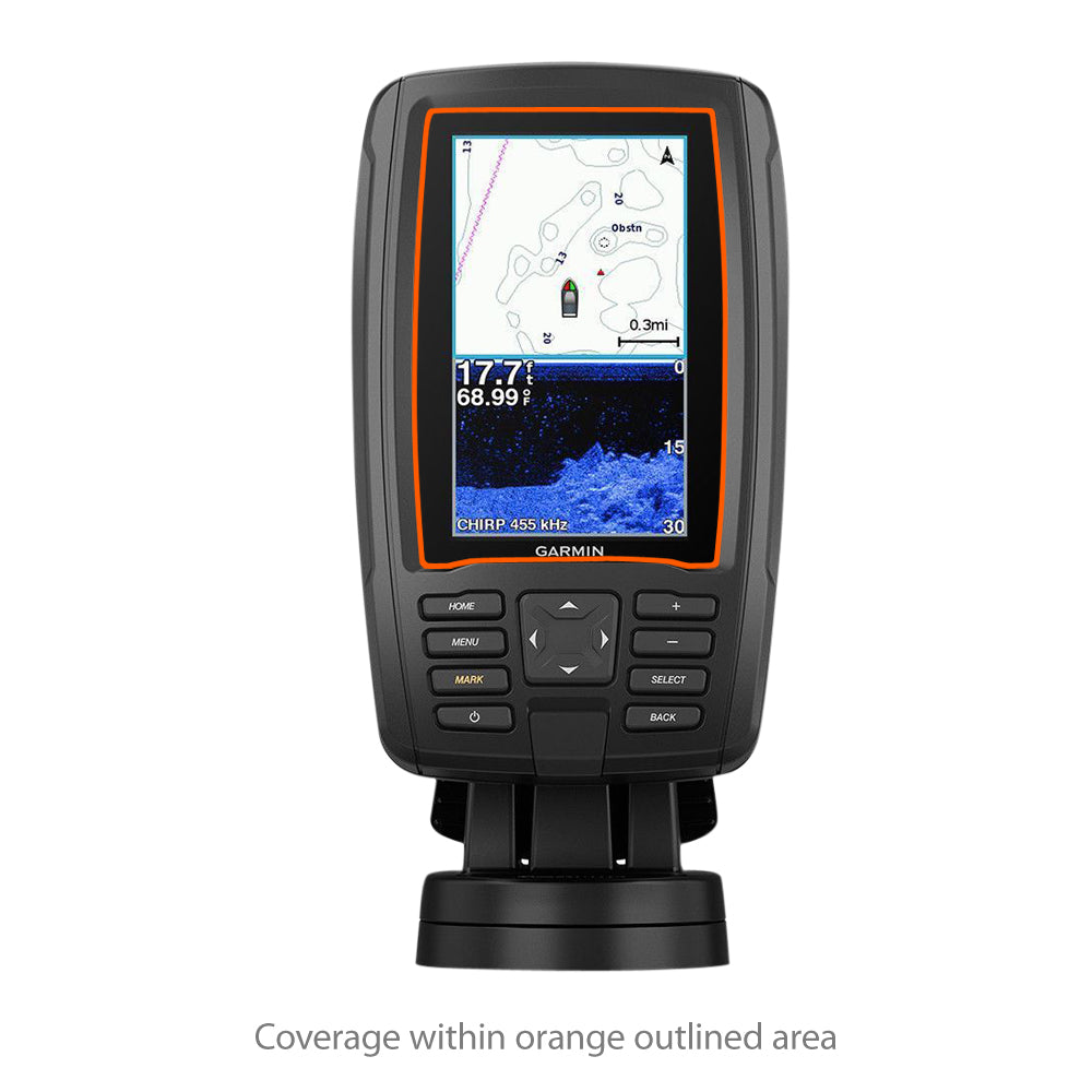 ClearTouch Crystal (2-Pack) - Garmin echoMAP Plus 42cv Screen Protector