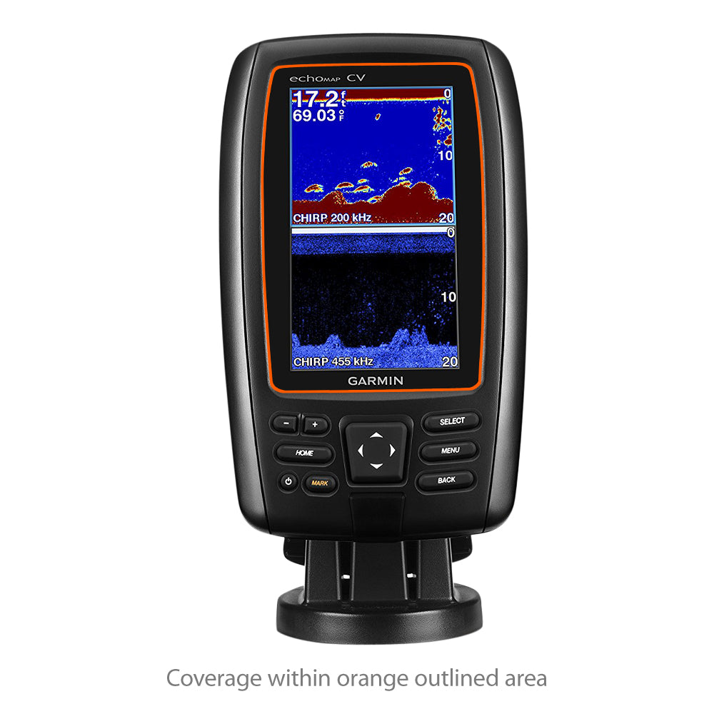 ClearTouch Crystal (2-Pack) - Garmin echoMAP Plus 45cv Screen Protector