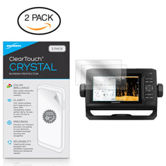 ClearTouch Crystal (2-Pack) - Garmin echoMAP Plus 64cv Screen Protector