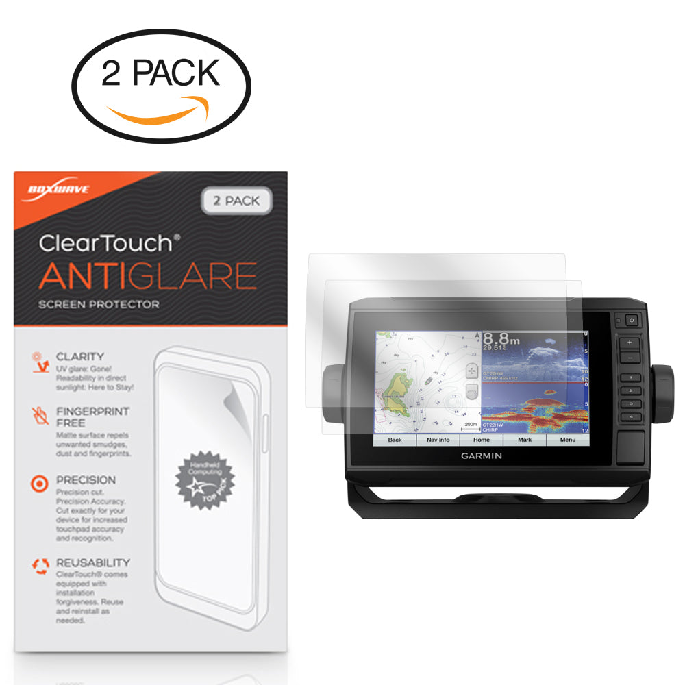 ClearTouch Anti-Glare (2-Pack) - Garmin echoMAP Plus 75cv Screen Protector