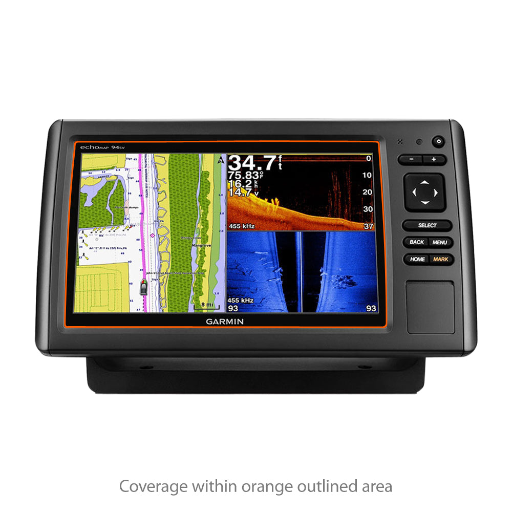 ClearTouch Crystal (2-Pack) - Garmin echoMAP Plus 94sv Screen Protector