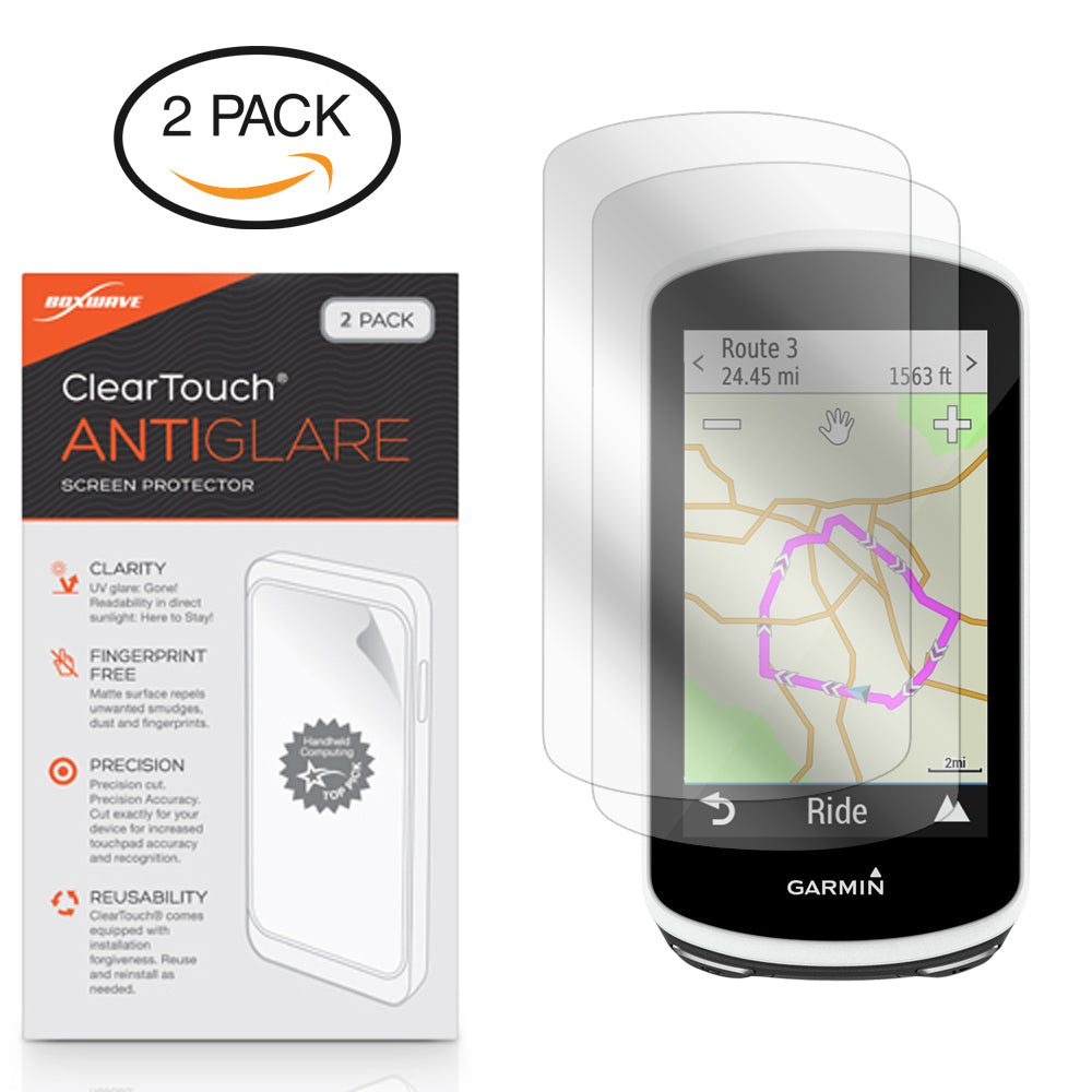 ClearTouch Anti-Glare (2-Pack) - Garmin Edge 1030 Screen Protector