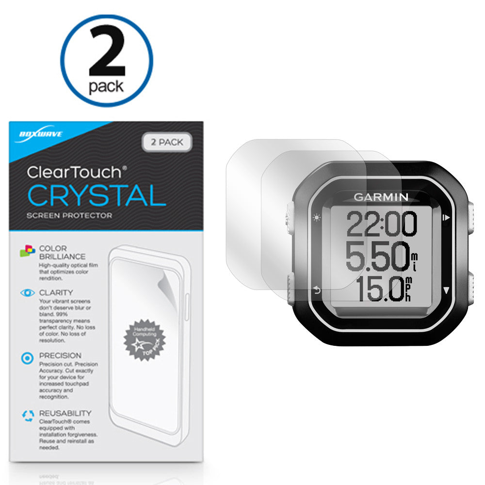 ClearTouch Crystal (2-Pack) - Garmin Edge 25 Screen Protector