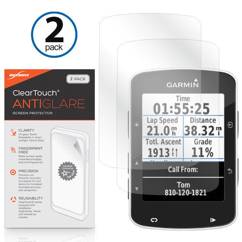 ClearTouch Anti-Glare (2-Pack) - Garmin Edge 520 Screen Protector