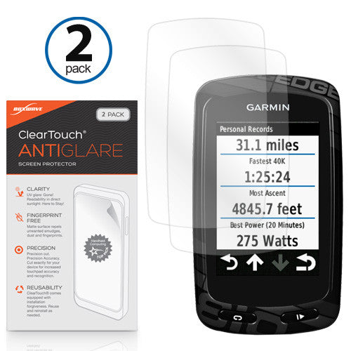 ClearTouch Anti-Glare (2-Pack) - Garmin Edge 810 Screen Protector