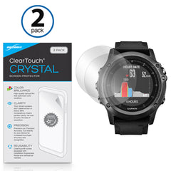 ClearTouch Crystal (2-Pack) - Garmin Fenix 3 HR Screen Protector