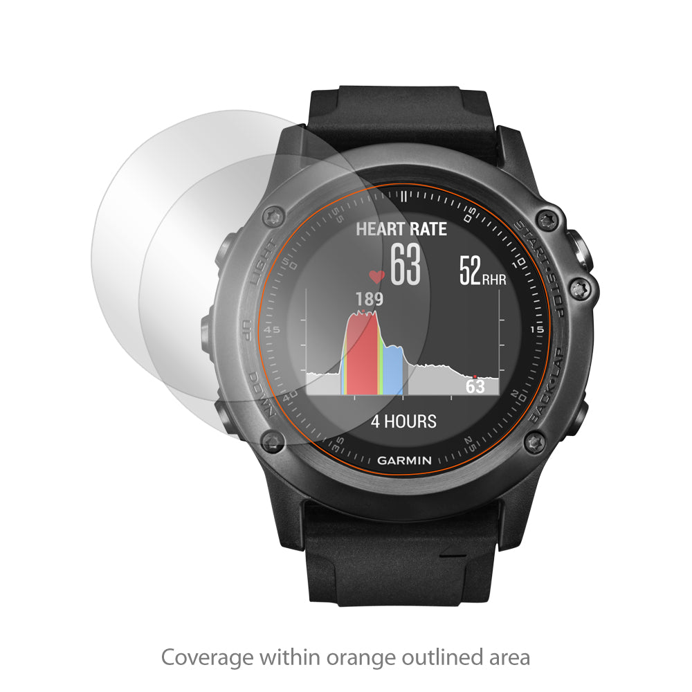 ClearTouch Anti-Glare (2-Pack) - Garmin Fenix 3 HR Screen Protector