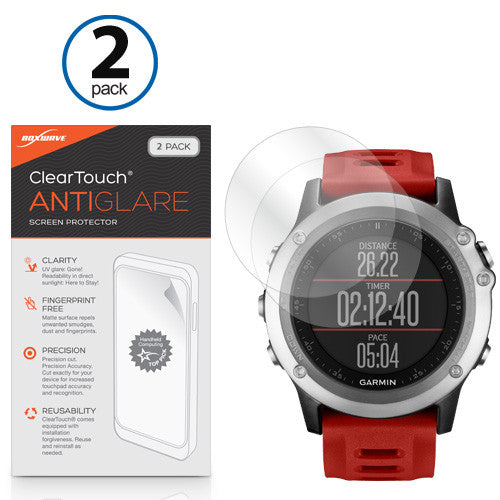 ClearTouch Anti-Glare (2-Pack) - Garmin Fenix 3 Screen Protector