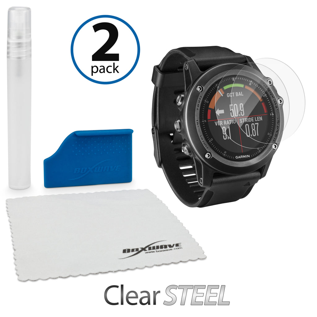 ClearSteel (2-Pack) - Garmin Fenix 3 HR Screen Protector