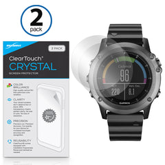 ClearTouch Crystal (2-Pack) - Garmin Fenix 3 Sapphire Screen Protector
