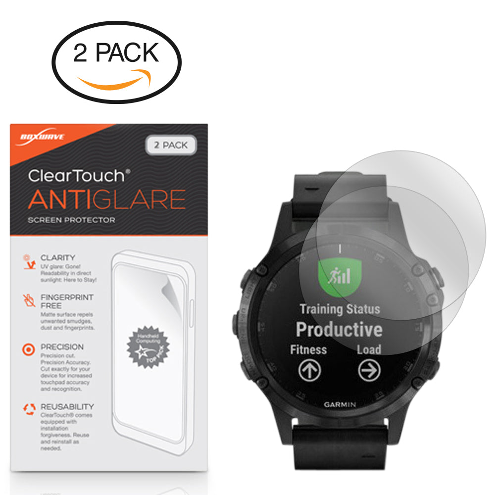 ClearTouch Anti-Glare (2-Pack) - Garmin Fenix 5S Plus Screen Protector