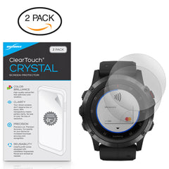 ClearTouch Crystal (2-Pack) - Garmin Fenix 5X Plus Screen Protector