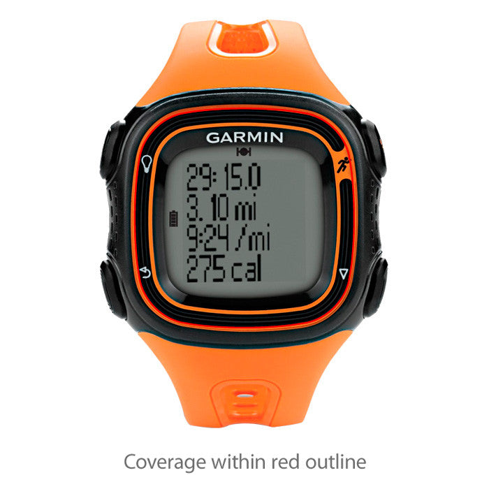 ClearTouch Anti-Glare (2-Pack) - Garmin Forerunner 10 Orange/Black Screen Protector