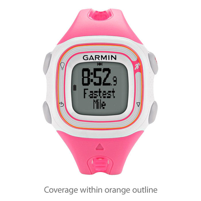 ClearTouch Crystal (2-Pack) - Garmin Forerunner 10 Pink/White Screen Protector