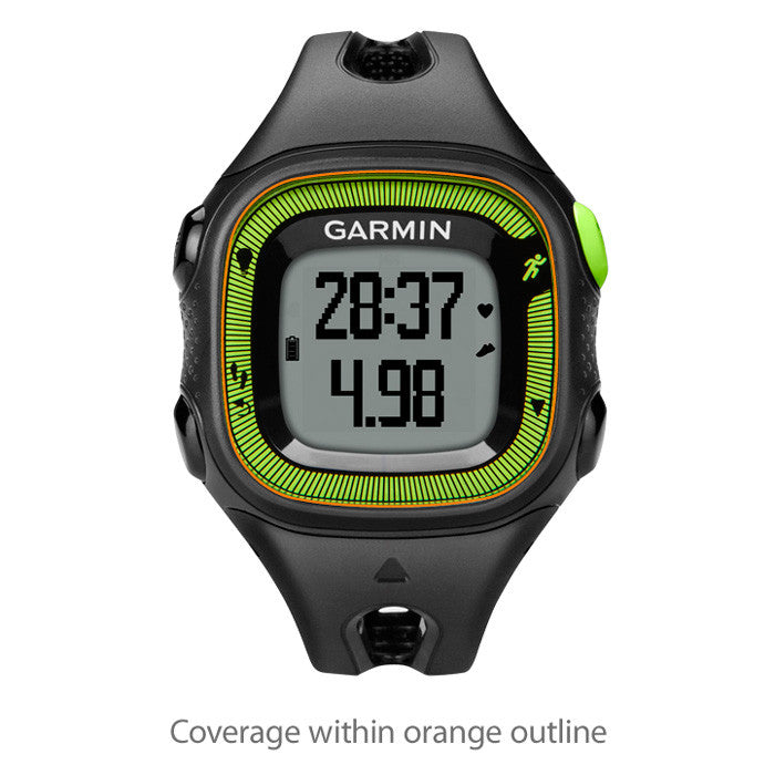 ClearTouch Anti-Glare (2-Pack) - Garmin Forerunner 15 Black/Green Screen Protector