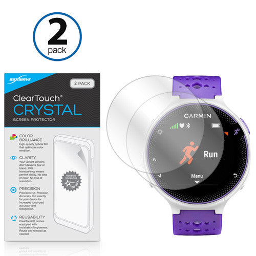 ClearTouch Crystal (2-Pack) - Garmin Forerunner 230 Screen Protector