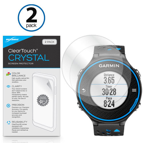 ClearTouch Crystal (2-Pack) - Garmin Forerunner 620 Screen Protector