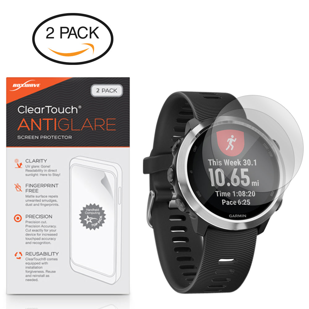 ClearTouch Anti-Glare (2-Pack) - Garmin Forerunner 645 Music Screen Protector