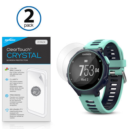 ClearTouch Crystal (2-Pack) - Garmin Forerunner 735XT Screen Protector